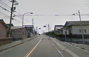 前面道路　塩田町